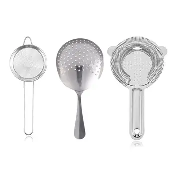 

Bar Strainer Set of 3 Cocktail Strainer Include Strainer, Fine Mesh Strainer