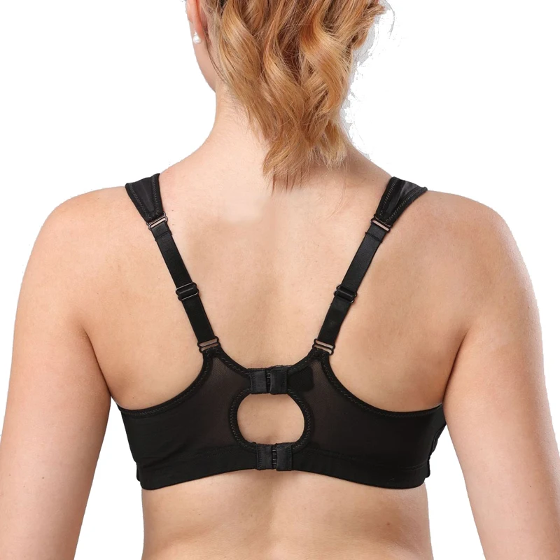 

Womens Sports Bra High Impact Women's Non Padded Racerback Maximum Wire Free Running Sports Bra 32 34 36 38 40 42 B C D DD E F
