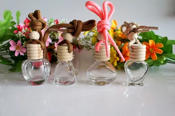 

10PCS/LOT Steam Car Ornaments 4ML Hanging Car Perfume Bottles Empty Bottle Pendant Car Accessories 4ML