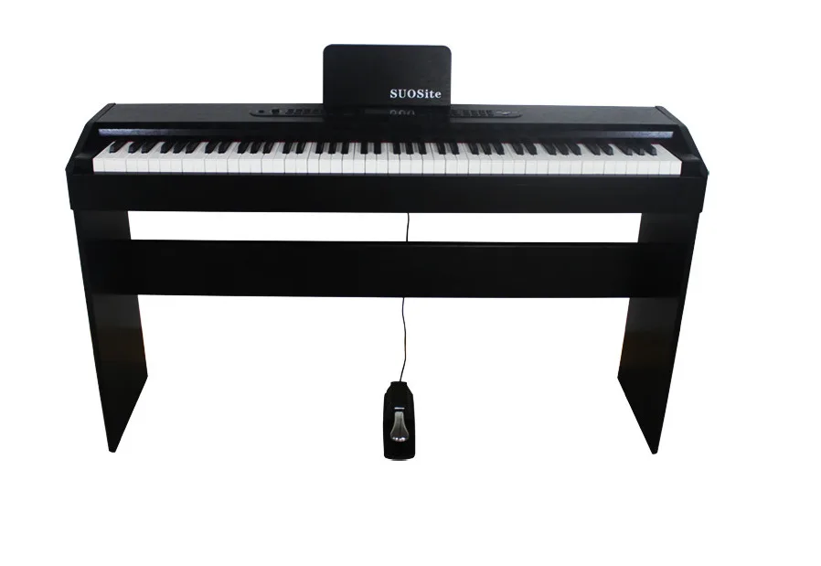 BAIYUAN 88 клавиш цифровое электронное пианино под дерево однопедальный вертикальный тяжелый молоток для обучения фортепиано для взрослых