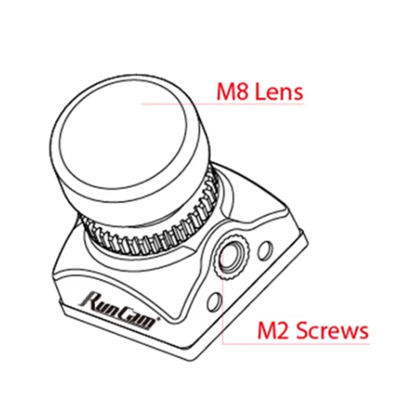 RunCam Micro RACER NANO 1 8 мм объектив Мини FPV камера DC 3 5 V 700TVL NTSC/PAL переключаемый для RC