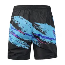 Повседневные пляжные шорты для мужчин 3D Граффити принт бордшорты мужские бордшорты для мальчиков брюки купальники для летние каникулы M-XXL