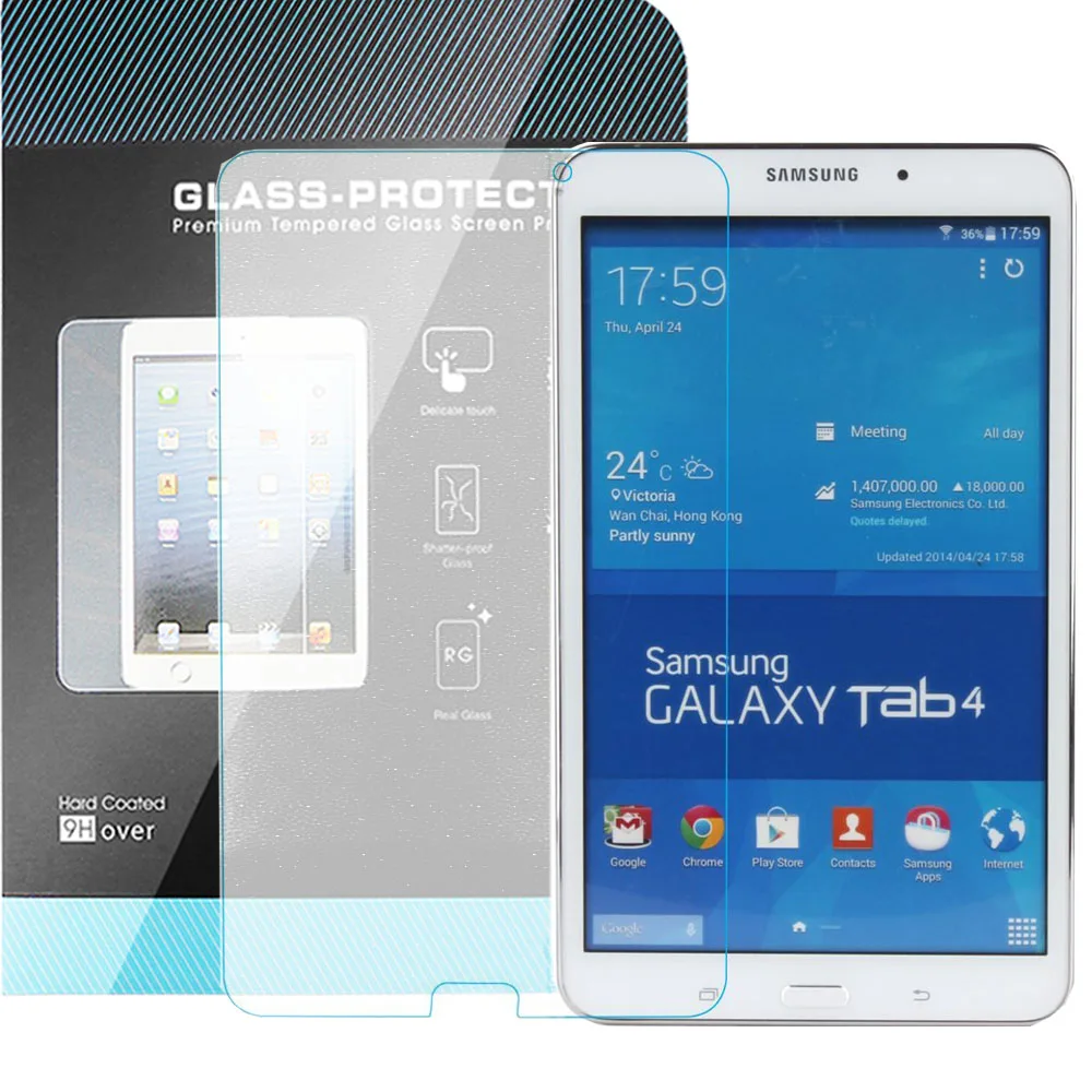Tedlak взрывозащищенный 0.4 мм ультра ThinTempered стекло защитная пленка для Samsung Galaxy Tab 4 8.0