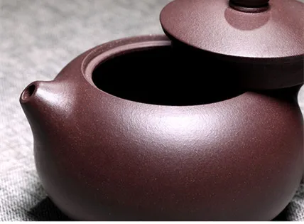Фиолетовый Глиняный Чайник, чистый ручной чайник и четыре чайника(один набор