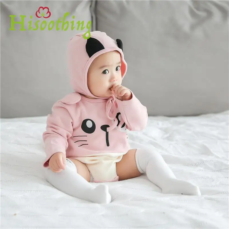 

Spring Autumn Newborn Infant Boy Girl Cartoon Romper Cute Long Sleeve Jumpsuit Climbing Clothes Carters Baby Body Wholesale