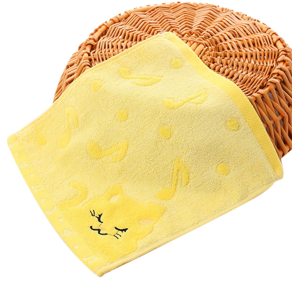 25*25 см Бамбуковые волокна сплошной цвет не-твист полотенца с рисунками кошек стиль полотенца