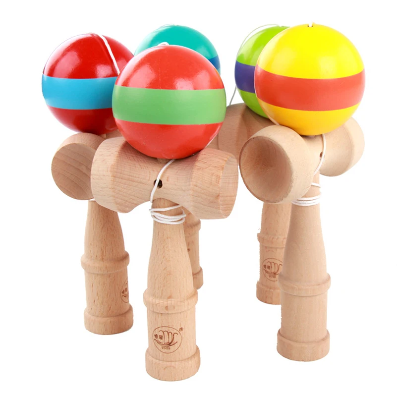 Профессиональные деревянные Kendama умелые Джамбо полосы Kendama стресс мяч на открытом воздухе жонглирование игры традиционные шары игрушки для подарков