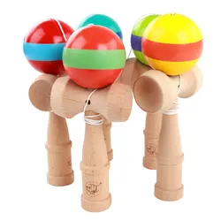 Профессиональный деревянный Kendama умелые Jumbo полоса Кэндама мяч стресс на открытом воздухе жонглирование игры традиционные шарики игрушки