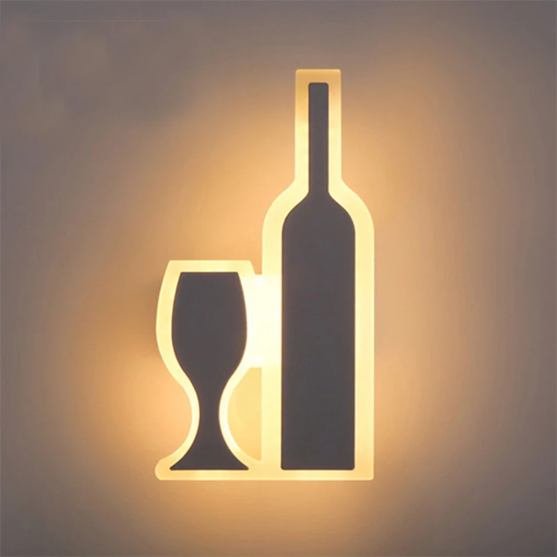 

Modern led acrylic wall light for living room bedroom wall Lighting wall lamp front Sconces AC90-265V Decoration Sconce Light