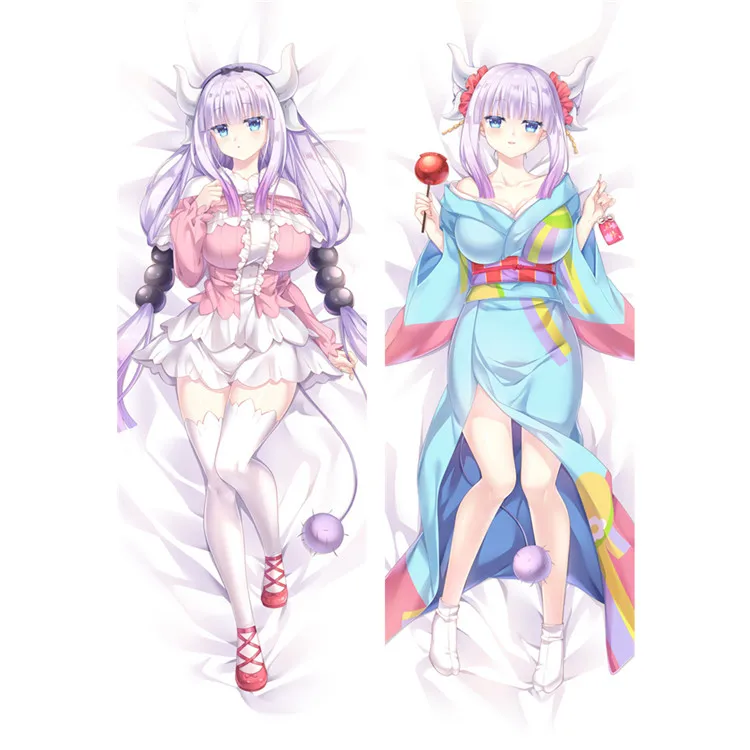 Чехол для подушки с изображением дракона мисс Кобаяши Tohru Kanna Kamui JP Аниме Dakimakura - Цвет: 17103