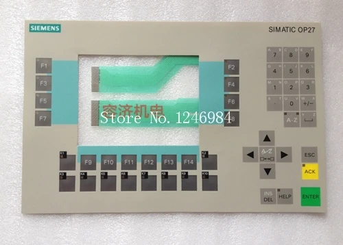 

[BELLA]OP27 button membrane 6AV3627-1LK00-IAX0 original OP27 touchscreen button membrane mask--2pcs/lot