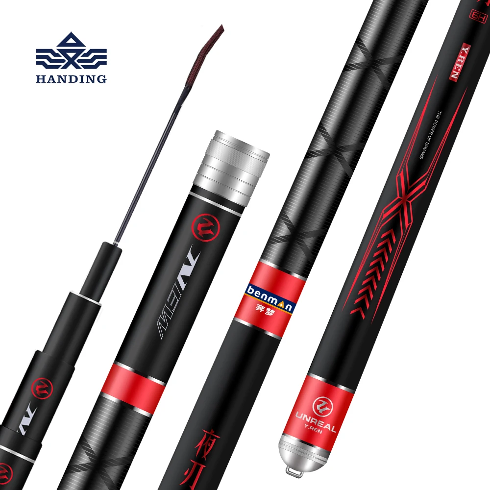 

Handing 6H high Carbon Fishing Rod Telescopic fishing rod superhard Ultra Light Taiwan Fishing rod for carp fishing pole pesca