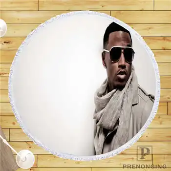

Custom DIY Customized Microfiber Fabric trey_songz (1) Round Beach Blanket Towel Printed on Demand 150cm #19-01-28-4-135