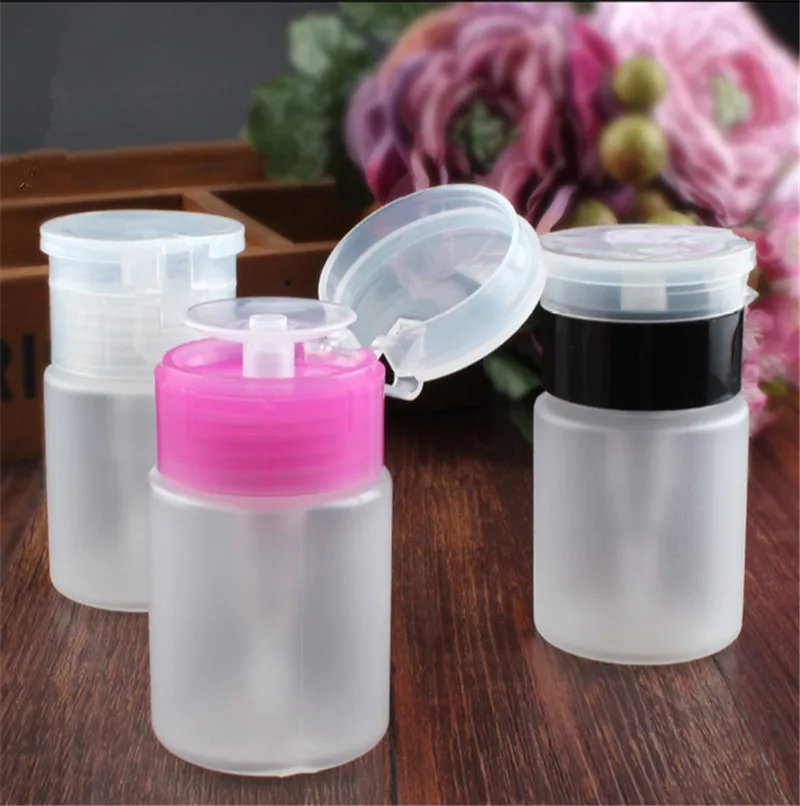1pcs 60ml Empty Pump Dispenser Nail Polish Liquid Alcohol Remover Cleaner Bottle Nail Art Tools 1pcs 60ml Empty Pump Dispenser Nail Polish Liquid Alcohol Remover Cleaner Bottle Nail Art Tools