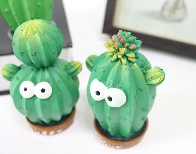 JAROWN Artificial Creative Cactus Prickly Pear Decoration Gift Home Office Desktop Decorative Resin Crafts Wedding Decor (9)