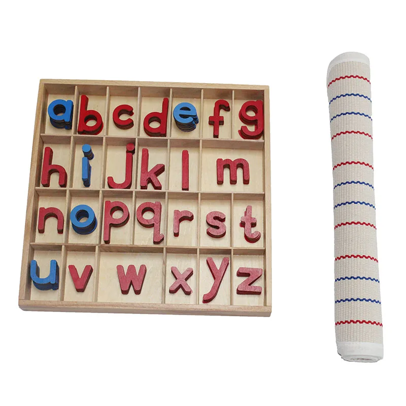 

Montessori Language Instructions for Young Children English Letter Learning Toy Letter Writing Working Blanket Letter Pad