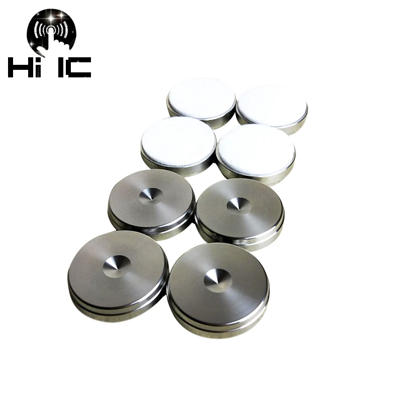 4pcs HIFI Audio Speakers Amplifier Stainless Steel Anti shock Shock