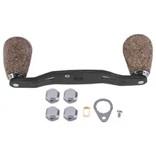 Катушка спиннинга балансир для baitcasing сильная Рыболовная катушка ручка деревянная ручка карбоновая рама с фитингами запасные части