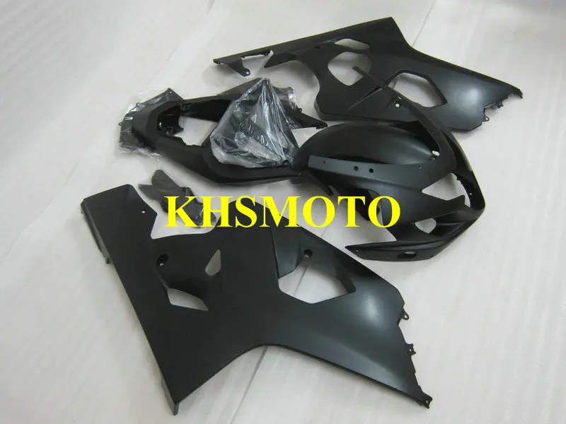 Мотоциклетный вставной обтекатель комплект для SUZUKI GSXR 600 750 K4 04 05 GSXR600 GSXR750 2004 2005 Все матовые черные Обтекатели+ 7 подарки SA55