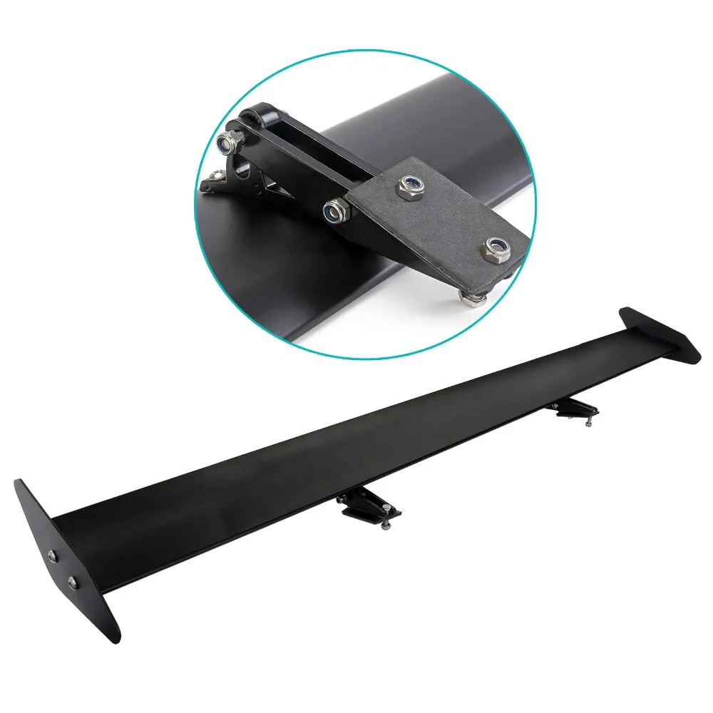 Universal 49.21'' Lightweight Aluminum Rear Car Hatchback trunk GT Wing