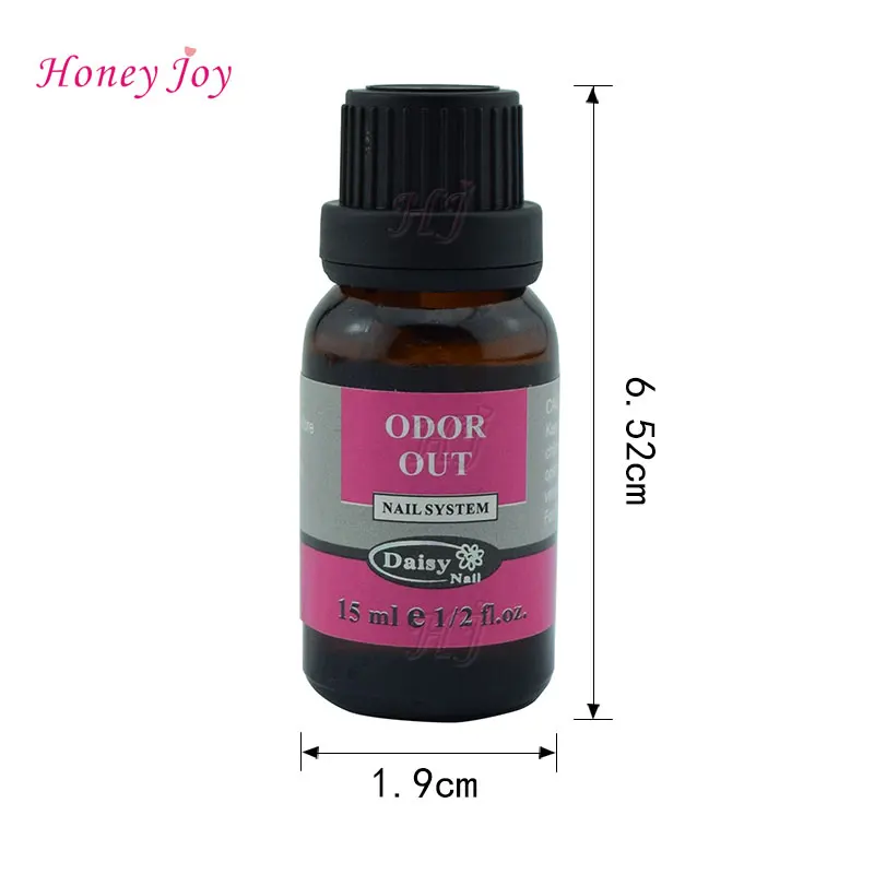 Nail Art Peach Fragrance Odorizer Acrylic Liquid ODOR OUT Odor Removal with Dropper Tube Design