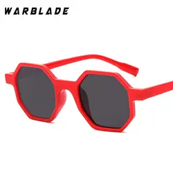 WarBLade Octagon Квадратные Солнцезащитные очки Для женщин Брендовая Дизайнерская обувь полигон солнцезащитные очки Винтаж пара пикантные милые