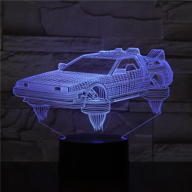 3D Светодиодная лампа для гоночной машины формула Феррари BMW 7 цветов Изменение сна ребенка 3d светодиодный светильник домашний декор праздник Дети Рождественский подарок - Испускаемый цвет: Color changeable