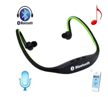 1 Pcs Bluetooth Earphone Headset Microphone for iPhone Bluetooth V2.1+EDR Stereo Headphone Sport Running Wireless Handfree BS19