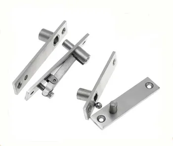 

High Quality 1Set 304 Stainless Steel Door Pivot Hinges 360 Degree Rotary Door Hinges Install Up and Down