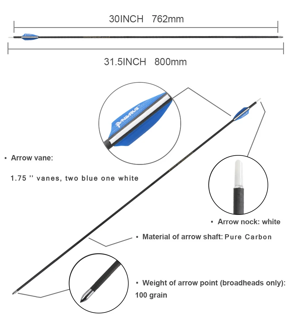 PANDARUS Дартс 30 cm 100% чистого углерода стрелки Spine800 ID4.2mm углерода стрелы с охотничьими/мишень сменные стрелка