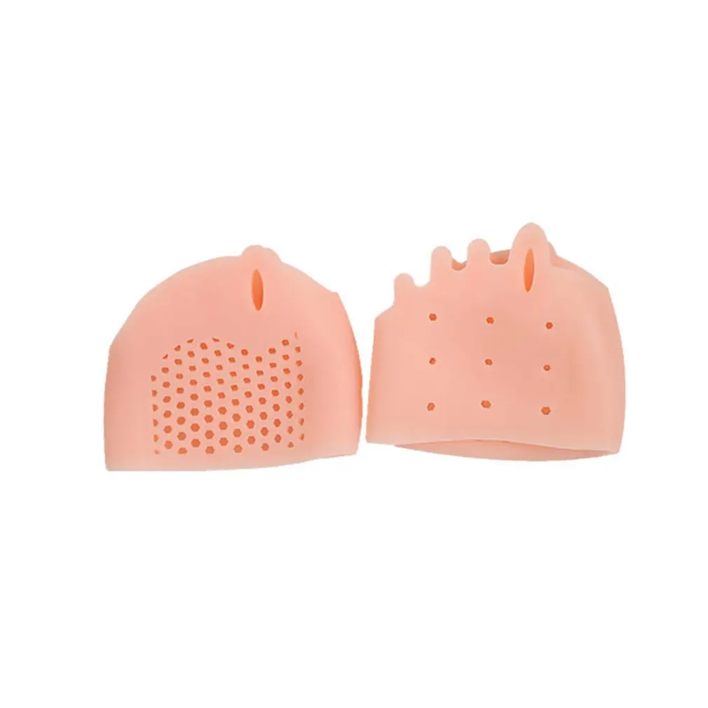 Five-hole Honeycomb Front Cushion Hallux Valgus Large Foot Bone Overlap Shock Absorber Female Split Toe Toe Foot Sleeve