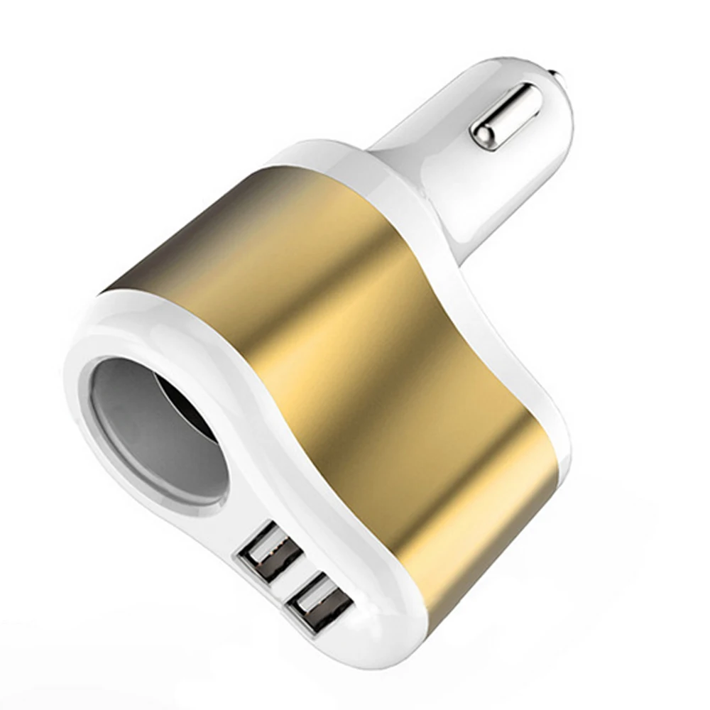 

Car Charger Cigarette Lighter Splitter, CHELINK 3.1A Dual USB Ports with 60W Cigarette Lighter Socket Power Adapter