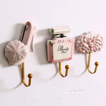 

3 sets of combinations of creative gifts resin caps hanging wall hanging bag hooks hat resin home hook