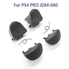 Controle para playstation 4 jds 040 jdm 040, mola de gatilho l1 r1 l2 r2, peças de botões para ps4