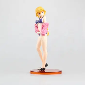 

Fate Stay Night Figure Doll FGO Joan Arc Sexy Bikini Swimwear Ruler PVC Action Figure Collection Model Toy Christmas Gift Y219