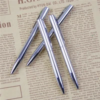 1Pcs Mini Metal Durable Ballpoint Pen Rotating Pocket-size Pen Portable BallPoint Pen Small Oil Pen Exquisite Writing Tool 2