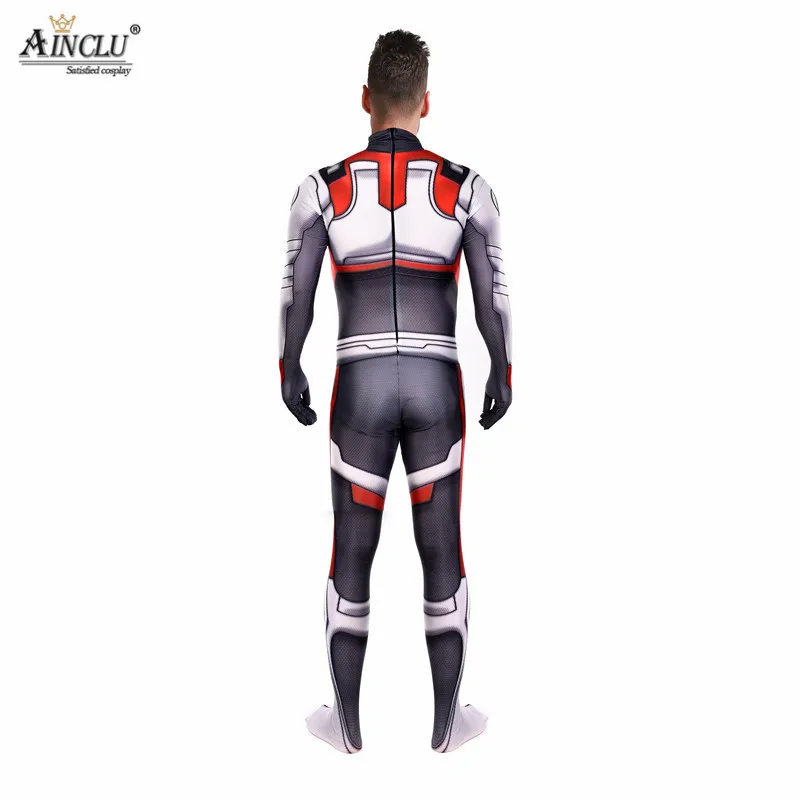 Adults Kids Avengers Endgame Quantum Realm Cosplay Costume Superhero Captain America Avengers 4 Zentai Bodysuit Suit Jumpsuit CH