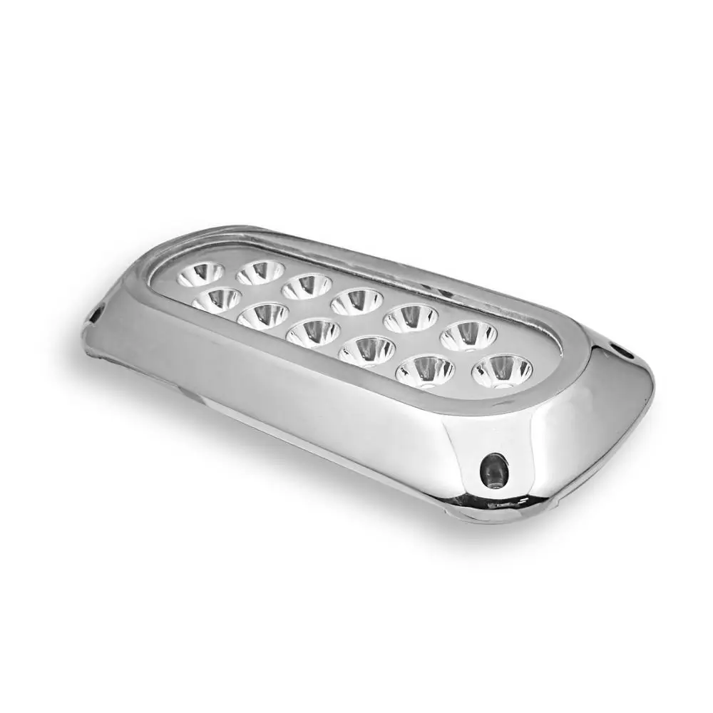 

316 Stainless Steel LED Underwater Light 12X3W DC8-28V 220*94*22mm Marine Boat ZY-TDF02-12X3W