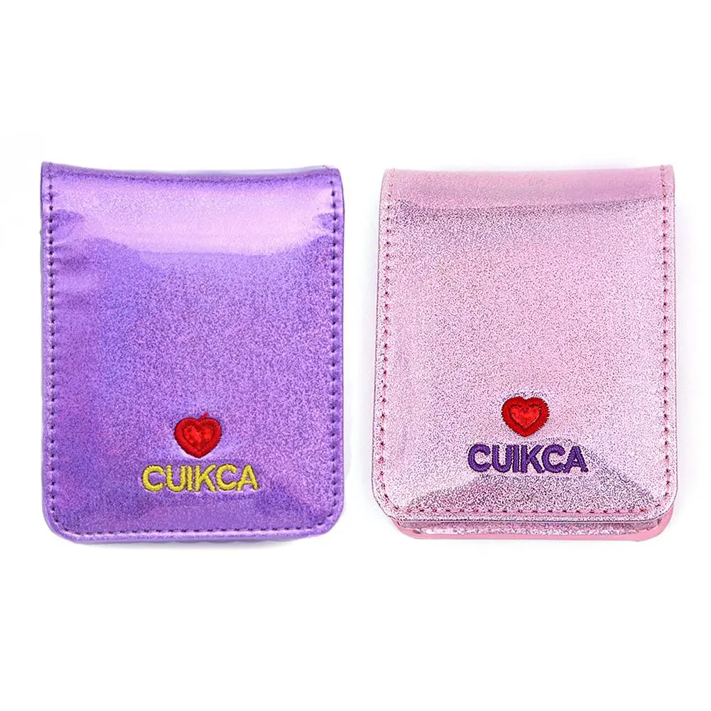 

Cosmetic Bag Innovative Portable PU Heart Shape Embroidered Mini Lipstick Makeup Box Pocket With Mirror Wholesale Purchasing