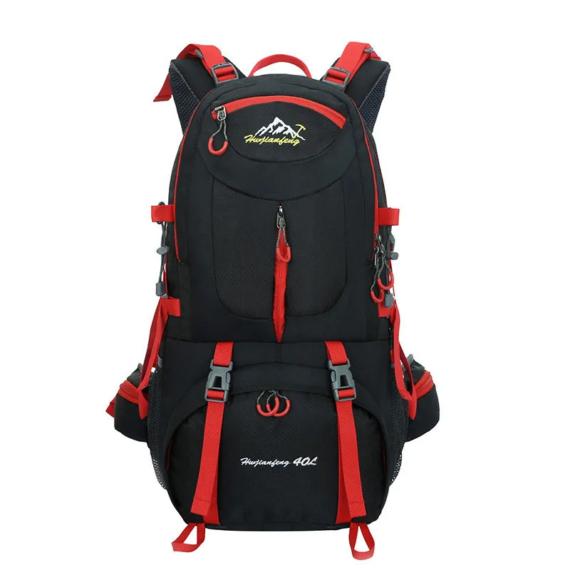 HUWJIANFENG Велоспорт Открытый рюкзак; спортивная сумка походная сумка для альпинизма 40L легкие рюкзаки для путешествий большой нагрузки рюкзак - Название цвета: 01