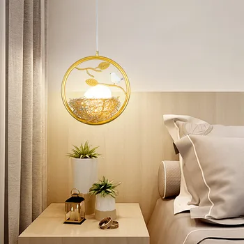 

Modern LED Lighting Loft Creative Birds Nest Pendant Lamp Living Room Bedroom Simple Nordic Style Home Decoration Pendant Lights