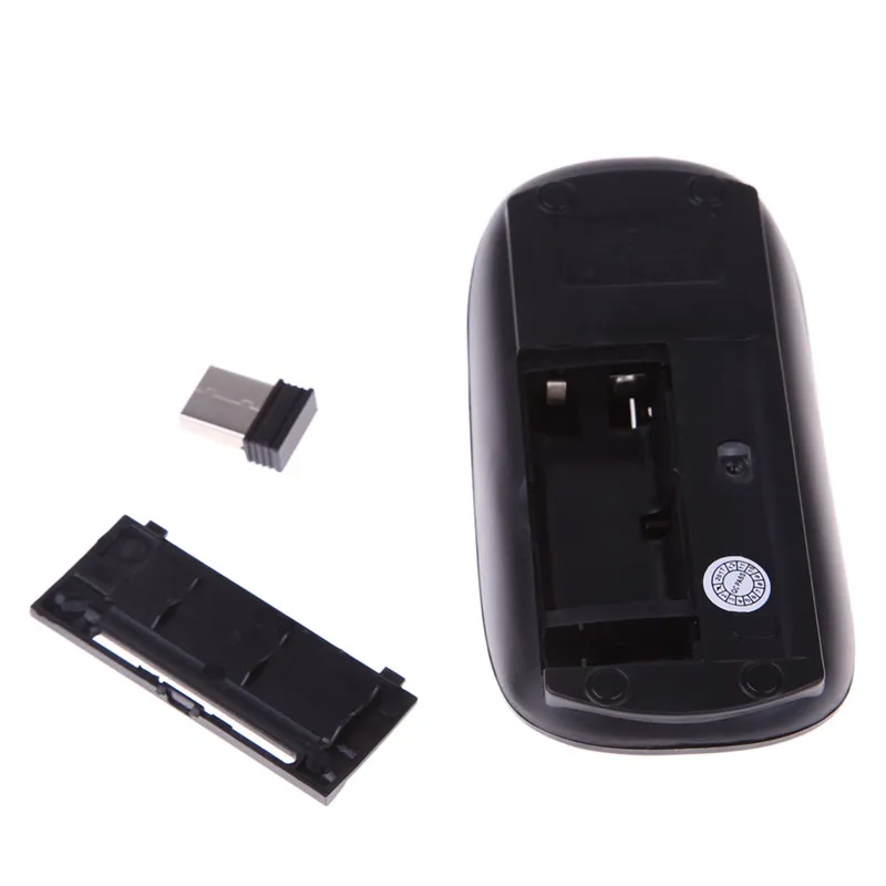 Ультра тонкая USB Беспроводная оптическая мышь 2,4G приемник супер тонкая компьютерная мышь Мышь для ПК ноутбук Настольный черный белый карамельный цвет