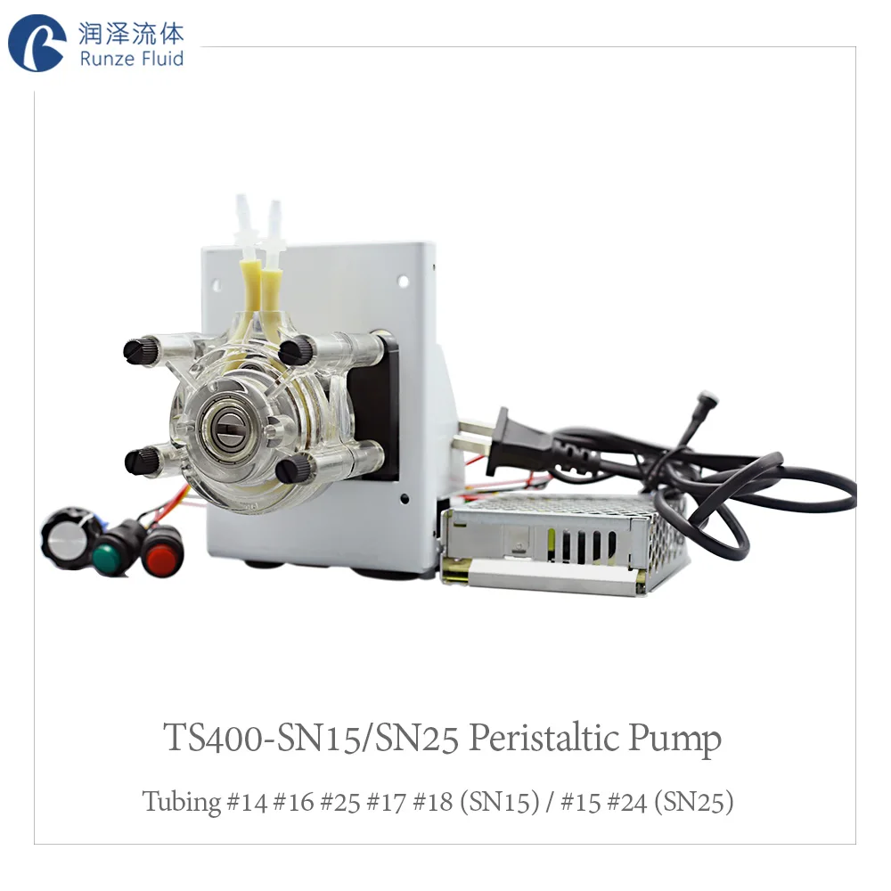 Industrial Peristaltic Pump Flow Adjustable and Reversiblein Pumps