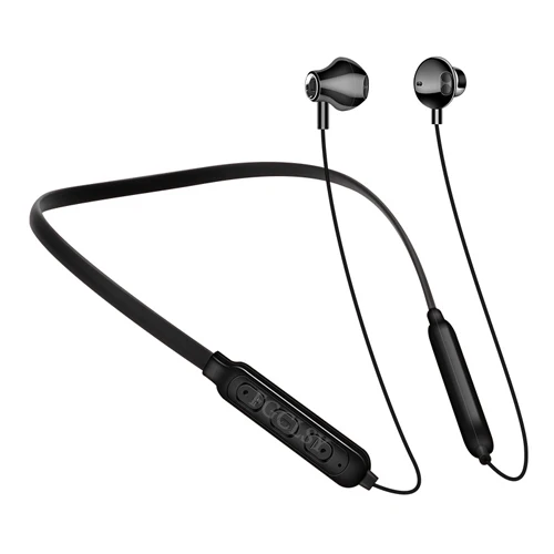 FGCLSY шейные беспроводные Bluetooth наушники стерео гарнитура с микрофоном auriculares fone de ouvido спортивные наушники для iPhone - Цвет: Черный