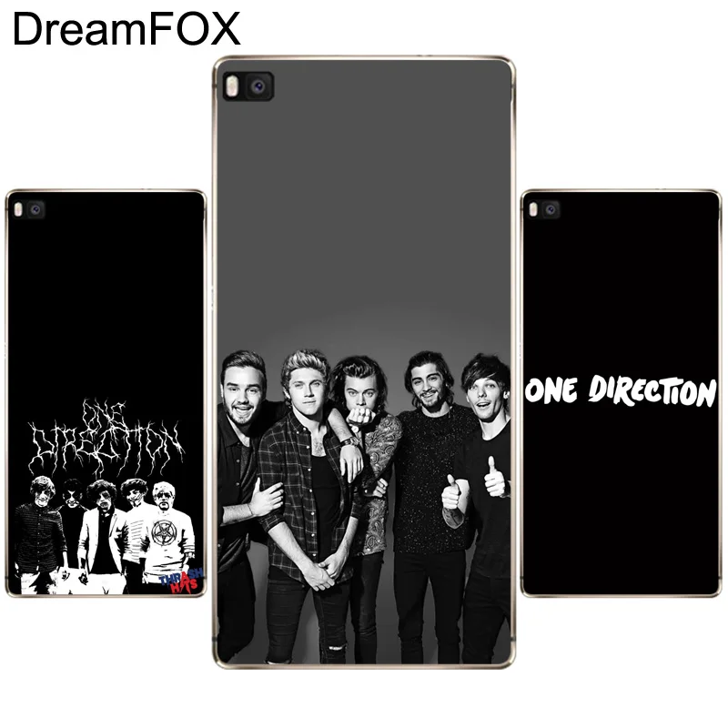 DREAMFOX K128 One Direction Soft TPU Silicone Case Cover For Huawei P8 P9 P10 Lite Plus 2017 Honor 8 Pro 9 6X |