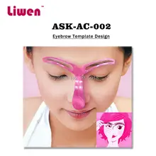 20 шт. DIY Красота бровей Шаблон трафареты составляют инструменты индивидуальный Блистер пакет для Полу иглы для татуировки перманентного макияжа