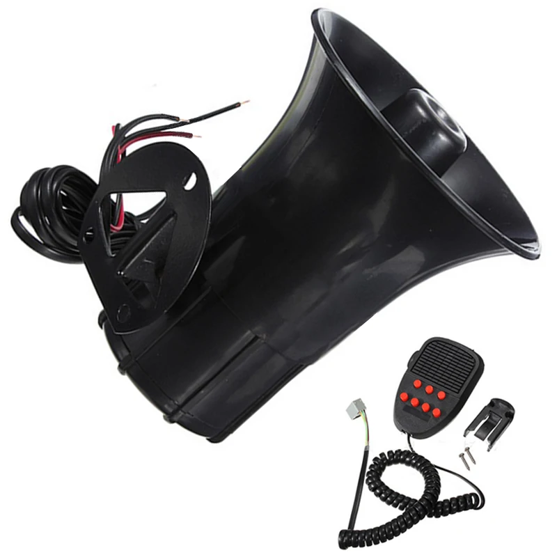 Van Truck Siren Loud Car Motor Motorcycle 12V 50W 115db Tone Wehicle Horn Auto Speaker Alarm CAR Accessory | Автомобили и