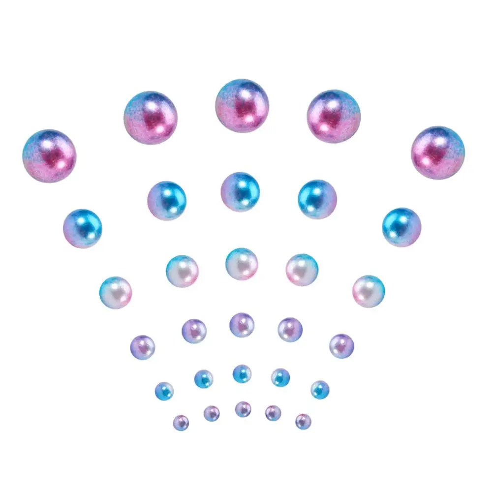

Non-Porous Imitation Pearl Round Beads Color Acrylic Beads Diy Handmade Jewelry Accessories