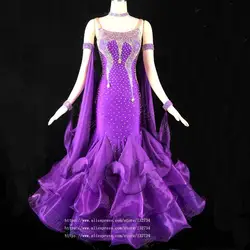 Международное стандартное бальное гладкой платье для танцев 2019 конкурс платье стандартное платье для танцев Танго танцы вальса платье