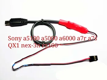 

1PC SonyA5100 A7R A6000 A5000 NEX3N RX100M2 HX60 WX500 WX800 QX1L Shutter Release Straight Conenctor Camera Cable Release for RC